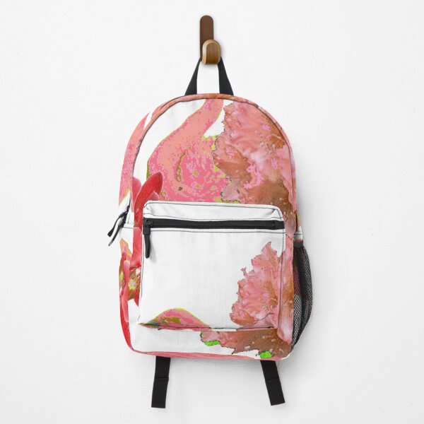 Item preview, ABSRTACT CORAL PINK FLOWERS FLAMINGO ART designed and sold by sharlesart.