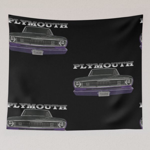 Item preview, 1971 Plymouth Duster 340 Front Plum Classic Guys designed and sold by LPOGDBEA.