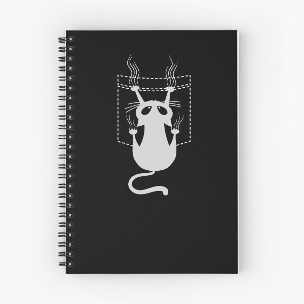 Item preview, Funny Holding on Cat Scratching Cat Cat in Pocket designed and sold by enjoytheshirt.