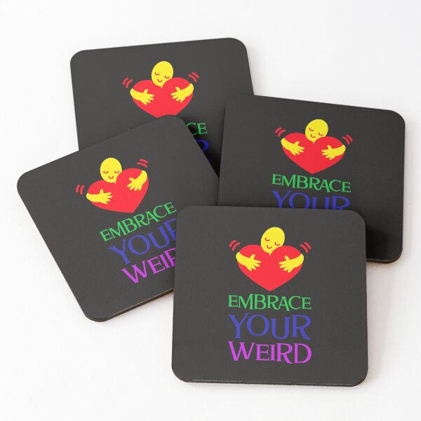 Item preview, Embrace Your Weird Colours heart hugging love designed and sold by Built After 5.