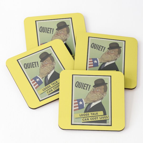 Item preview, Quiet! Loose Talk Can Cost Lives designed and sold by Wyman Brent.