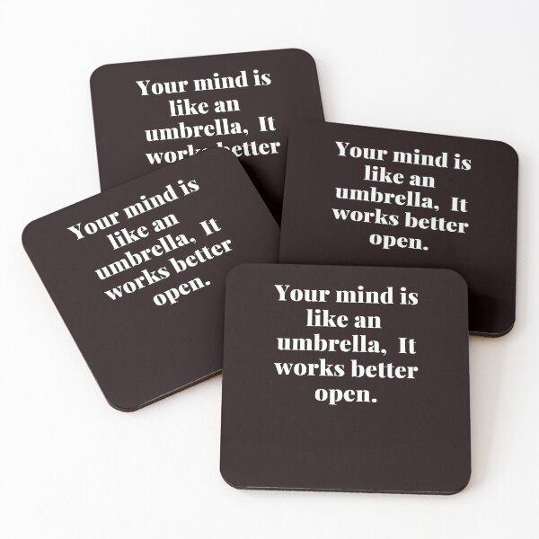 Item preview, Your Mind Is Like An Umbrella.  It Works Better Open, designed and sold by MacjarrGems.