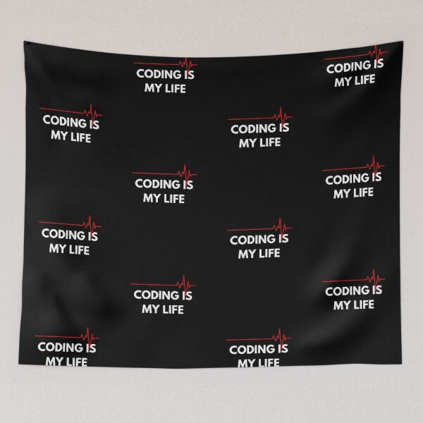Item preview, Coding Is My Life | Geek Collection designed and sold by Viombhte-Prints.