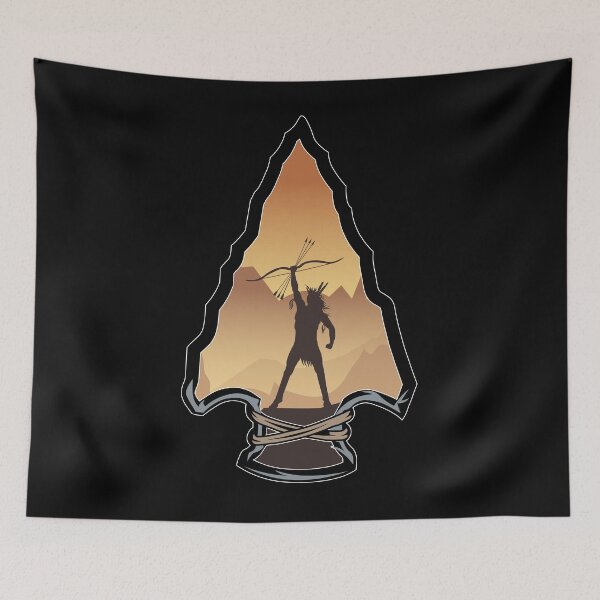 Item preview, Native American Warrior Silhouette designed and sold by CarrieTDesigns.