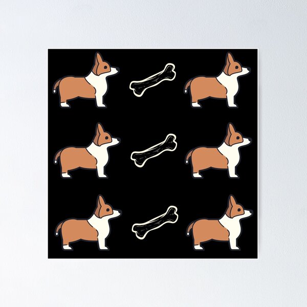 Item preview, Pembroke Welsh Corgi Dog Breed Pattern designed and sold by Maful.