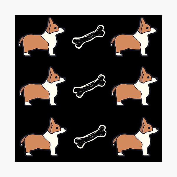 Item preview, Pembroke Welsh Corgi Dog Breed Pattern designed and sold by Maful.