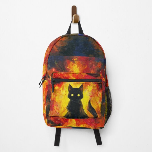 Item preview, Black Cat good luck Cats feline lovers Horror fire designed and sold by Coolstuff4you71.