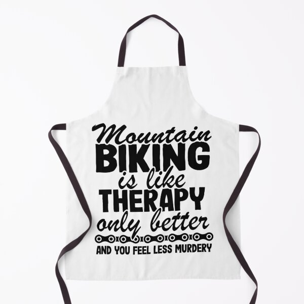 Item preview, Mountain Biking Is Like Therapy Funny Quote MTB Gift designed and sold by Stronzi.