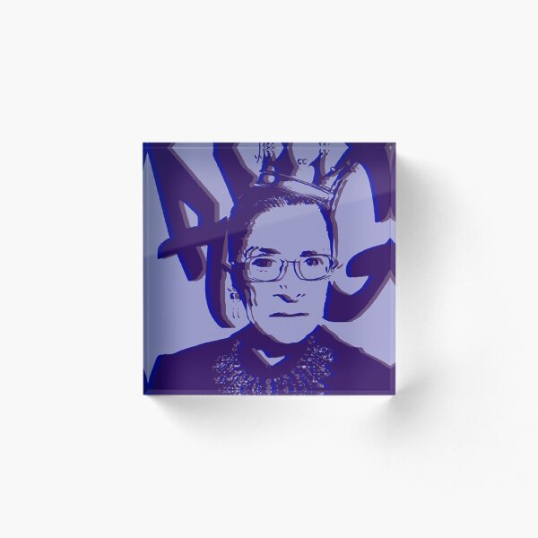 Violet RBG Bling Acrylic Block