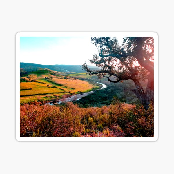 Hills of Portugal Sticker