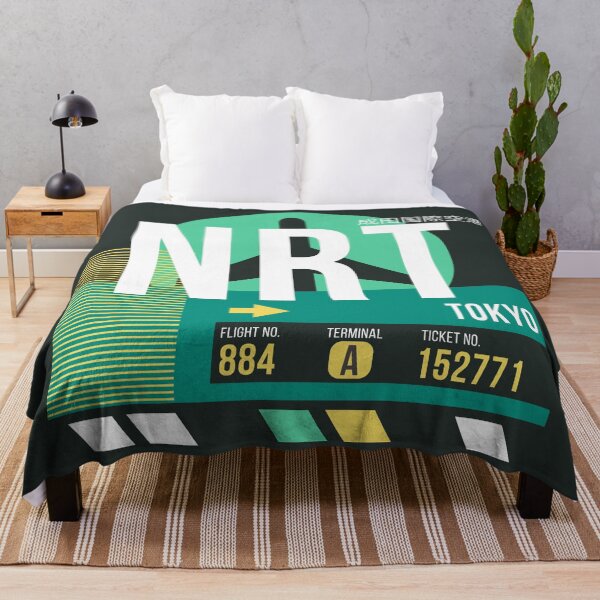 Item preview, Tokyo (NRT) Airport Code Baggage Tag designed and sold by SLAG-Creative.