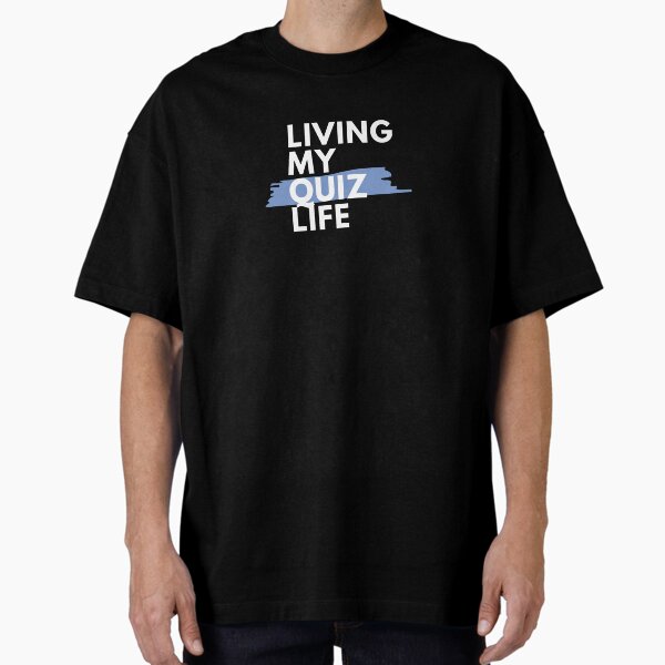 Item preview, Living my Quiz Life Blue designed and sold by PaynesPopUpQuiz.