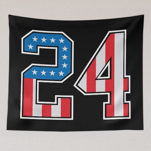 Artikelvorschau, 24 American Classy Numbers vierundzwanzig Flagge der Vereinigten Staaten entworfen und verkauft von Urosek.