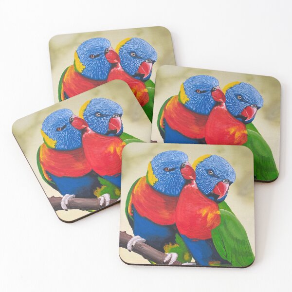 Item preview, Australian Lorikeets designed and sold by Stevebrineart.
