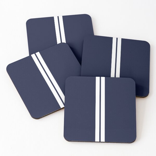Item preview, Blue basic white striped design designed and sold by BLMcreations.