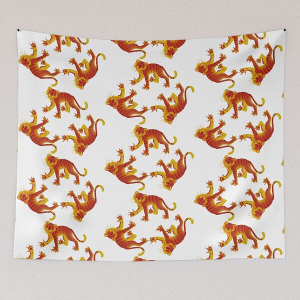 Item preview, funny animals- tiger designed and sold by InkTheCrow.