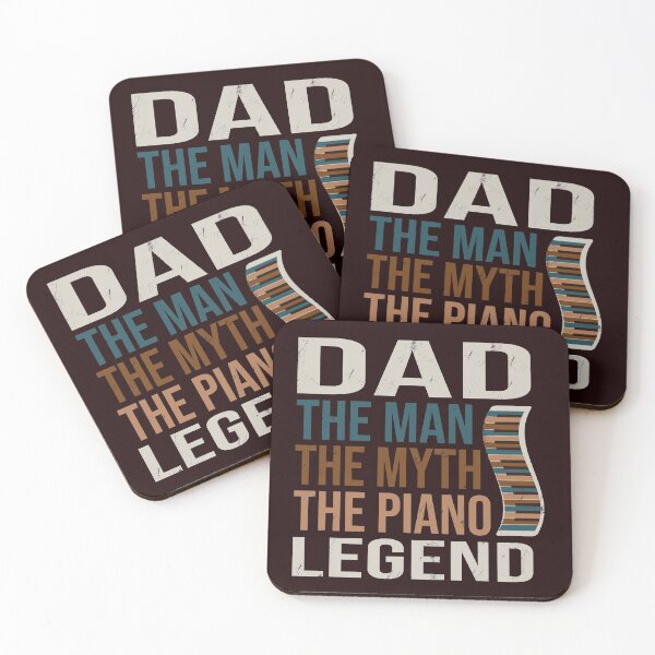 Item preview, DAD The Man The Myth The Piano Legend Gift For Dad Father's Day designed and sold by CreativaArt-.