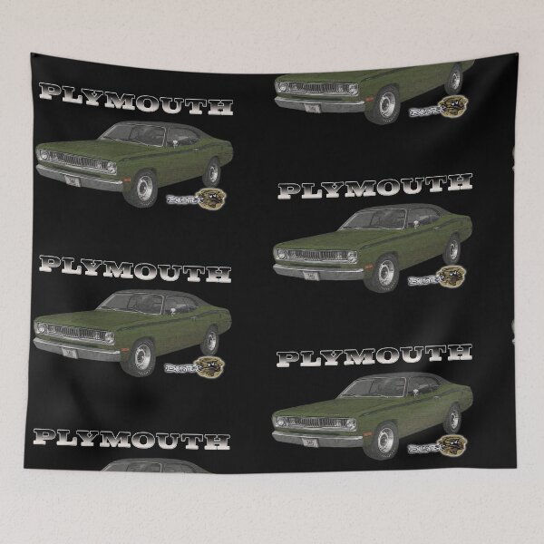 Item preview, 1972 Plymouth Duster Dark Green Classic Guys designed and sold by LPOGDBEA.