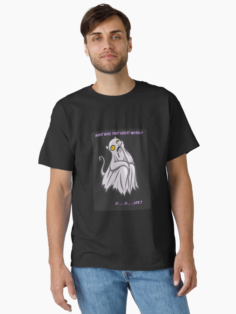 Thumbnail 2 of 7, Classic T-Shirt, Thoughtful Ghost designed and sold by 4LORDS.