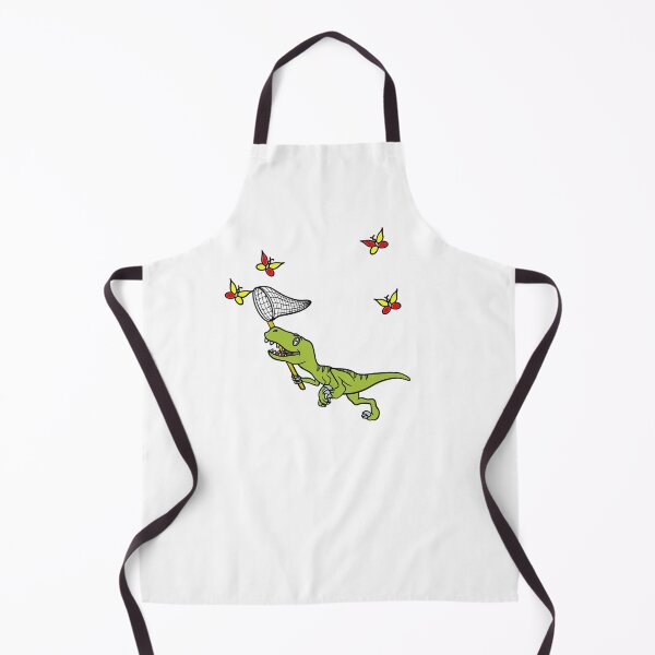 Item preview, Dinosaur Catching Butterflies designed and sold by iHeartDinosaurs.