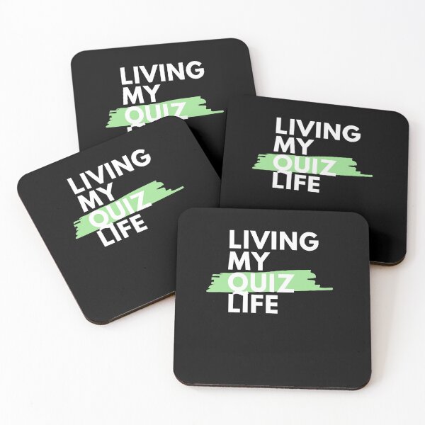 Item preview, Living my Quiz Life Green designed and sold by PaynesPopUpQuiz.