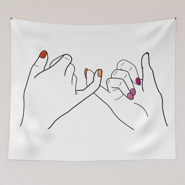 Item preview, Discreet Lesbian Flag designed and sold by QuirisQ.
