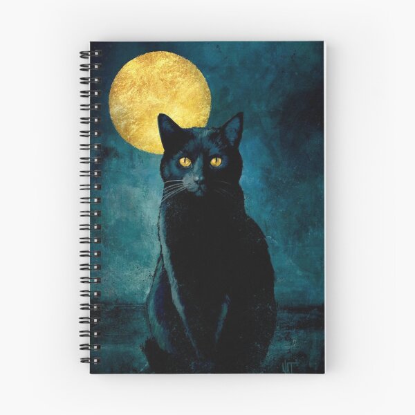 Item preview, Black Cat good luck Cats feline lovers Horror Moon designed and sold by Coolstuff4you71.