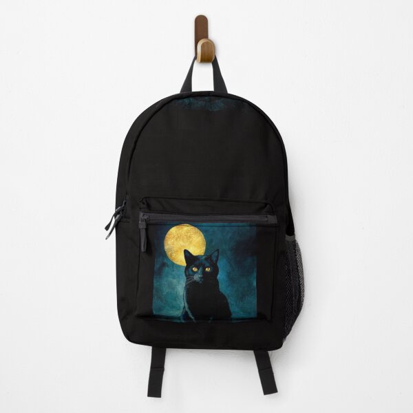 Item preview, Black Cat good luck Cats feline lovers Horror Moon designed and sold by Coolstuff4you71.