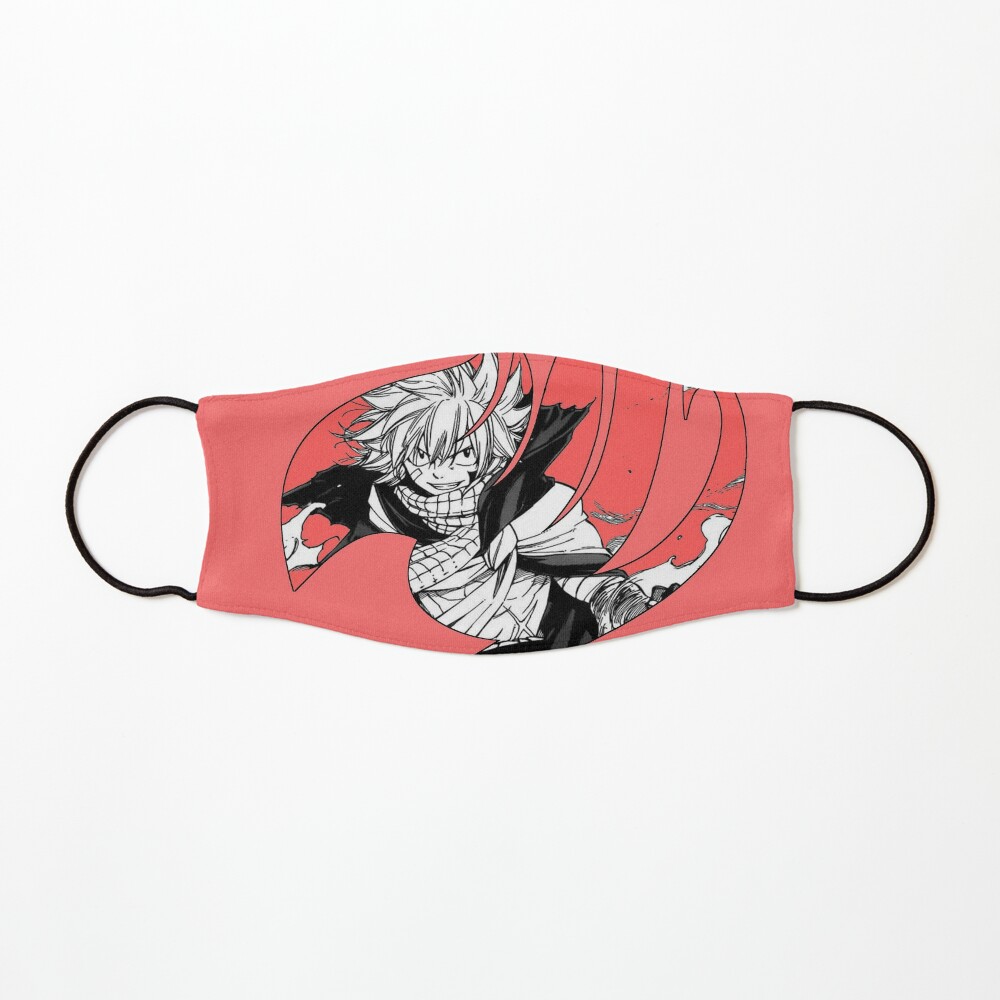 Natsu Dragneel Fairy Tail Logo Mask By Lgextra Redbubble