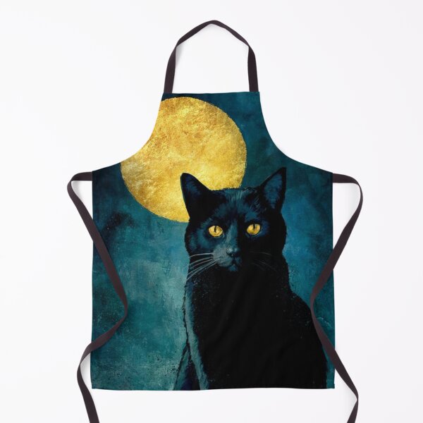 Item preview, Black Cat good luck Cats feline lovers Horror Moon designed and sold by Coolstuff4you71.