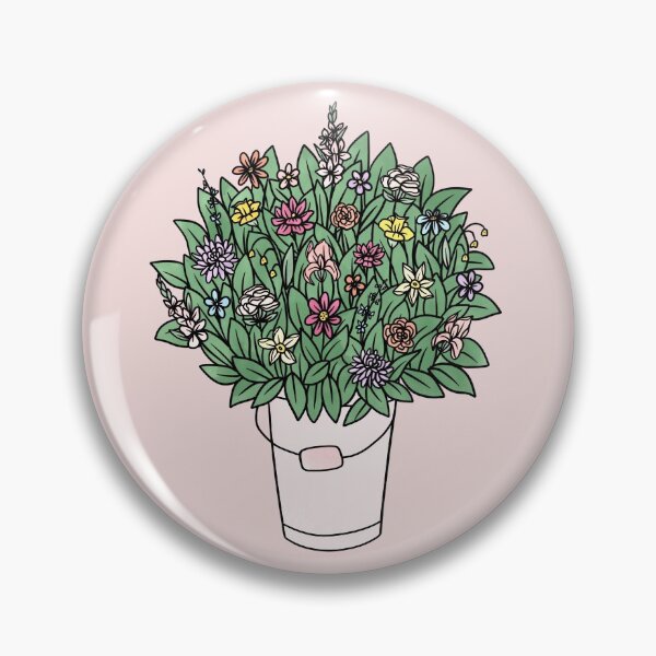 Item preview, Bucket of Flowers designed and sold by ekwdesigns.