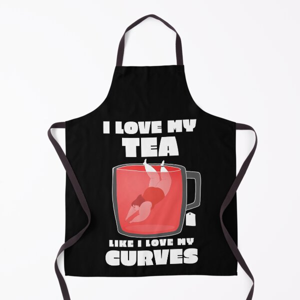 Item preview, I love my tea like I love my curves body positivity designed and sold by ShirtsJH.