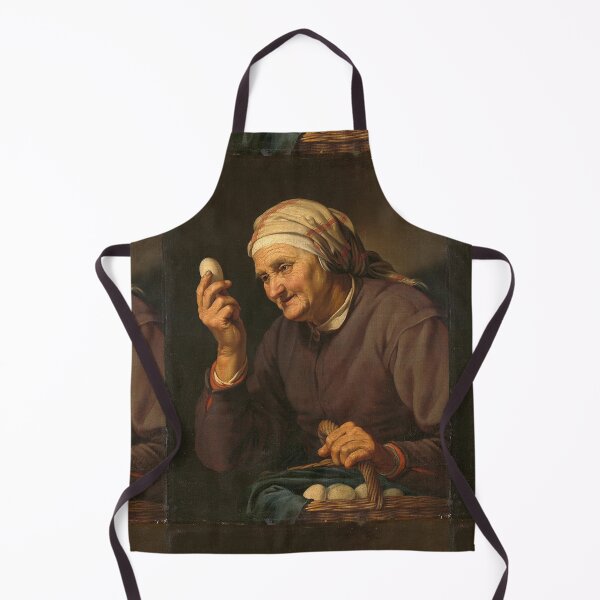 Item preview, Old Woman Selling Eggs by Hendrick Bloemaert Baroque painting Dutch artist designed and sold by MindChirp.