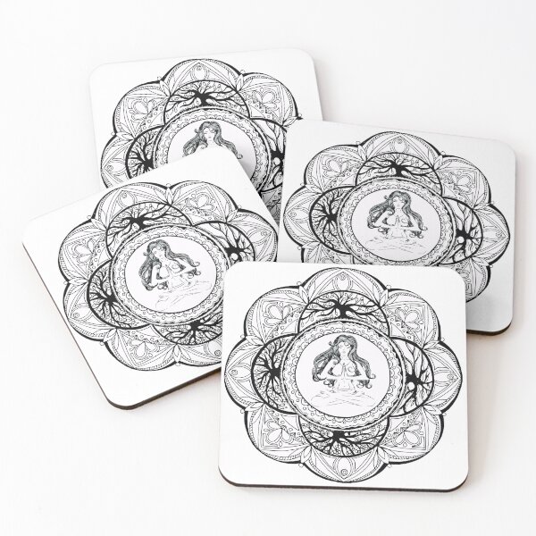 Item preview, Divine Feminine And Tree Of Life Mandala designed and sold by Andjela Bakos.