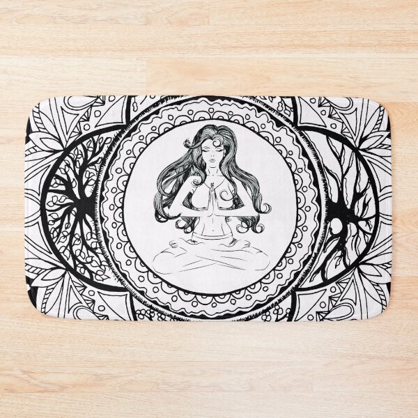 Item preview, Divine Feminine And Tree Of Life Mandala designed and sold by Andjela Bakos.