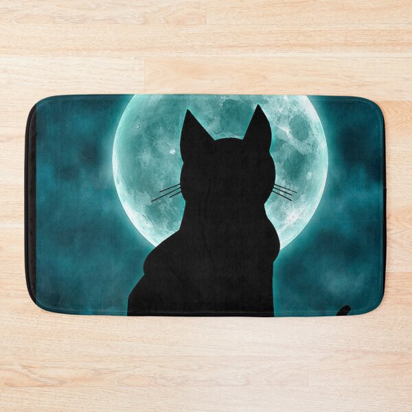 Item preview, Black Cat good luck Cats feline lovers Horror Moon designed and sold by Coolstuff4you71.