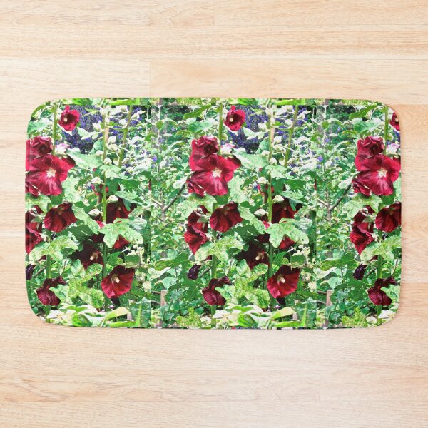 Item preview, Red Hollyhocks designed and sold by Shulie1.