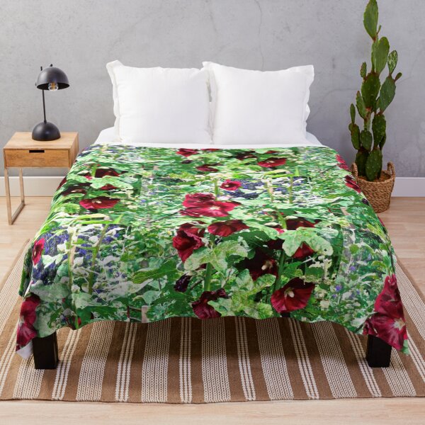 Item preview, Red Hollyhocks designed and sold by Shulie1.