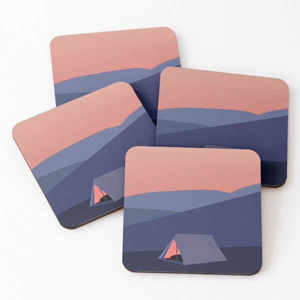 Item preview, Camping with a pretty landscape designed and sold by dudilyra.