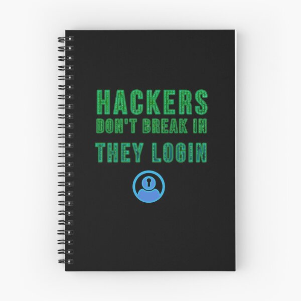 Item preview, Hackers Don't Break In They Login designed and sold by Gnfree.
