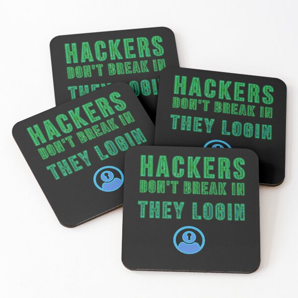Item preview, Hackers Don't Break In They Login designed and sold by Gnfree.