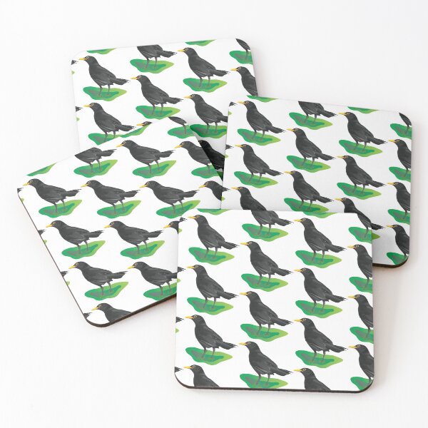 Item preview, Blackbird Garden Bird Illustration designed and sold by BijouArt.