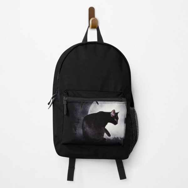 Item preview, Black Cat good luck Cats feline lovers Horror Moon designed and sold by Coolstuff4you71.