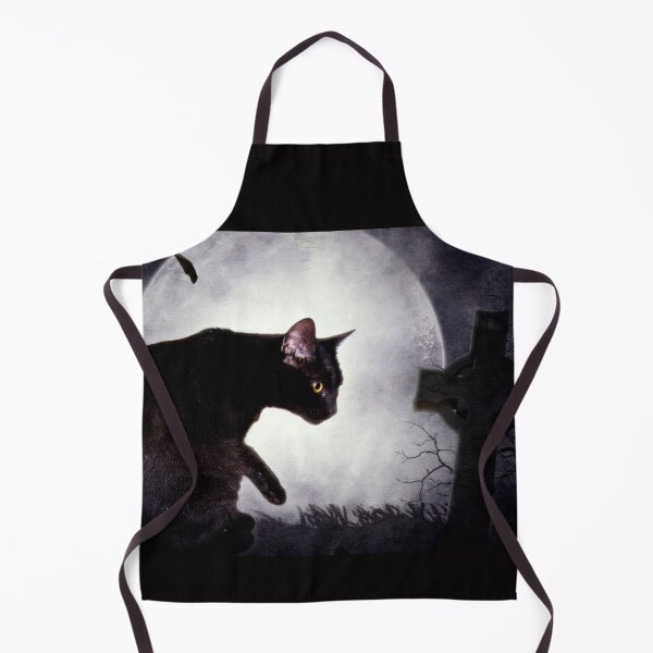 Item preview, Black Cat good luck Cats feline lovers Horror Moon designed and sold by Coolstuff4you71.