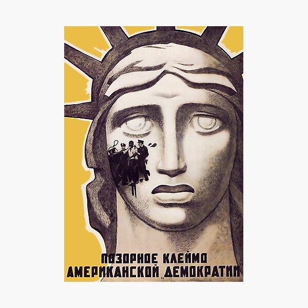 Artikel-Vorschau von Schändliche Marke der amerikanischen Demokratie – Sowjetische Propaganda 1963, designt und verkauft von warishellstore.