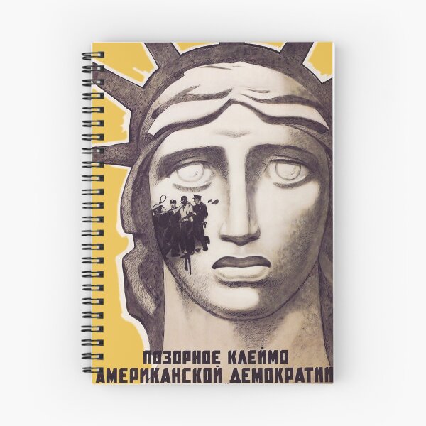 Item preview, Shameful Brand of American Democracy - Soviet Propaganda 1963 designed and sold by warishellstore.