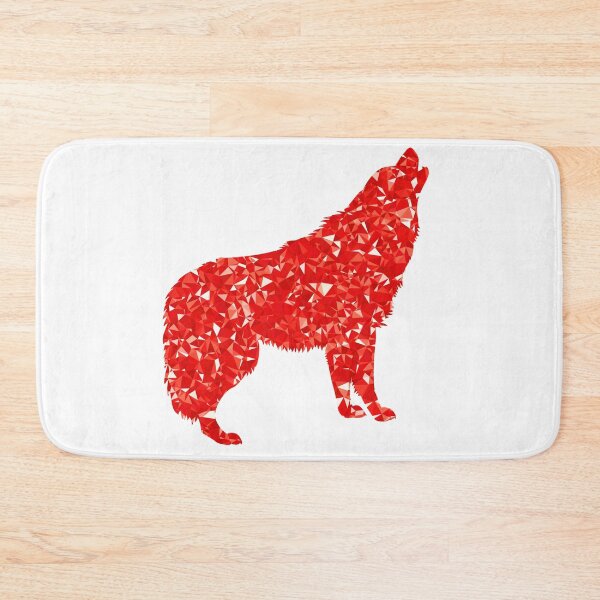 Item preview, Ruby Howling Wolf designed and sold by WowAllinOne.