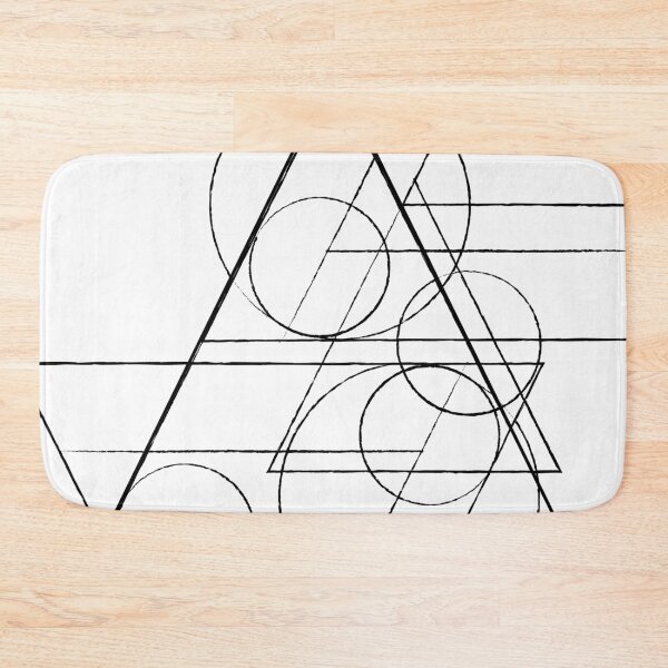 Item preview, Geometric modern black white abstract designed and sold by Carolina Salazar.