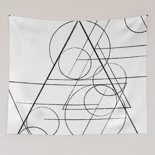 Item preview, Geometric modern black white abstract designed and sold by Carolina Salazar.