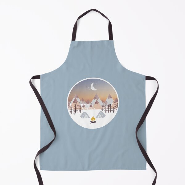 Item preview, Camping Under the Moon Lansdcape Pastel Circle designed and sold by CaosTranscrito.